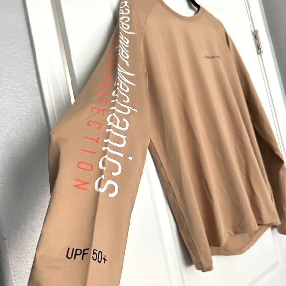BASELAYER MECHANICS | Men's Long Sleeve Sun Protection Shirt  | Nude | Size: XXL - Picture 7 of 9